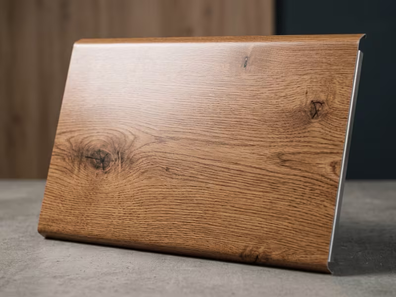 Wood grain printed PPGI steel panel