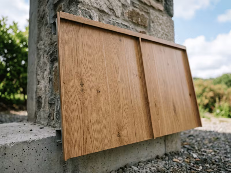 Wood grain printed PPGL cladding panel