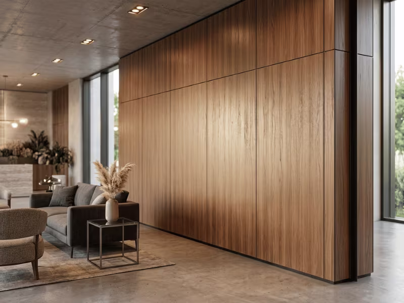 Wood grain wall panels