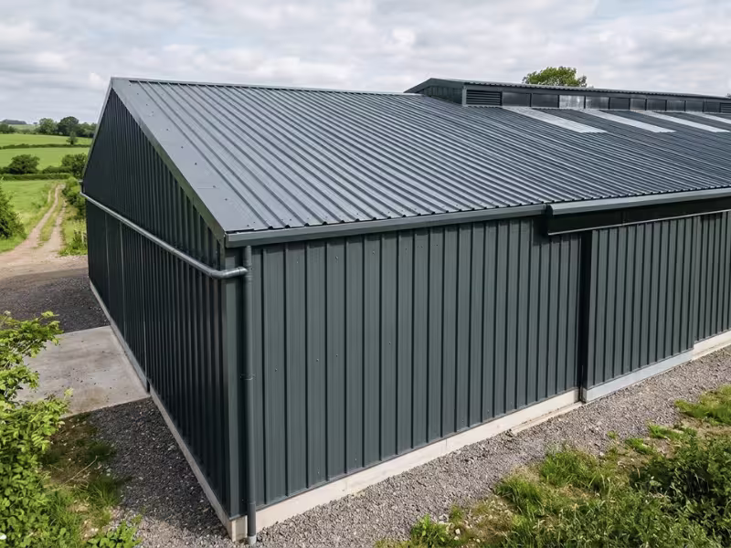 Coated steel roofing and wall cladding Coated steel roofing and wall cladding