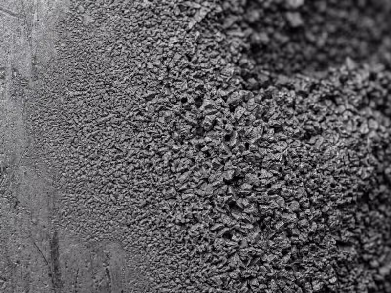 Macro view of zinc phosphate crystal texture on bonderized steel Macro view of zinc phosphate crystal texture on bonderized steel